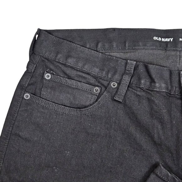 NWT Old Navy Black Relaxed Slim Jeans Mens Size 38x30‎ New with Tag - Picture 3 of 12
